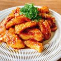 あっちゃんキッチン♪'s cooksnap of when they made 驚くほど柔らかい鶏胸肉の秘密♡甘辛チキン.