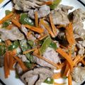 yikar1's cooksnap of when they made ♢人参と豚肉のオイマヨ胡麻炒め♢.