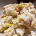 Achans's cooksnap of when they made びっくり！炊飯器で☆本格パラパラ炒飯♡.