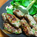 ちーまぐ's cooksnap of when they made 豚ひき肉とセロリの焼きソーセージ風.