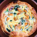 ミッキーこむぎ's cooksnap of when they made 冷凍パイシートほうれん草ベーコンキッシュ.