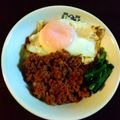 松ぼっくり。's cooksnap of when they made おひとりさま★韓国風ピリ辛豚そぼろ丼.
