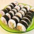 papikun's cooksnap of when they made 簡単★コロッケ入り卵焼きの恵方巻き.