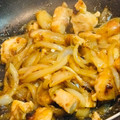 さんちゃん（╹◡╹）'s cooksnap of when they made 節約♪鶏むね肉とタマネギのしょうが焼き.