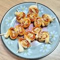 ＊なぁ＊'s cooksnap of when they made お弁当にもう一品♪クルクルちくわ甘辛焼.