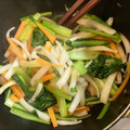 ＋SUN3's cooksnap of when they made 大根の皮の塩きんぴら.