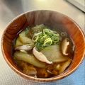 azbjbn's cooksnap of when they made 茄子と椎茸(夏は素麺入れて）お味噌汁♪.