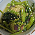 hioro's cooksnap of when they made 簡単美味♪茄子と空芯菜の炒めもの〜！.