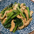ゆみらんたん's cooksnap of when they made 京都人が作る〜小松菜とうすあげの炒め煮〜.