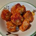 ponnko's cooksnap of when they made 豚コマ肉で作るハニーケチャップボール.