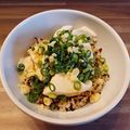 山わろ's cooksnap of when they made 【簡単】１分で絶品豆腐丼！朝食やランチに.