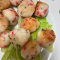 ♡まーちゃん♬'s cooksnap of when they made ❀はんぺん紅しょうが天だんご❀.