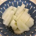 ポムポムポヨコ's cooksnap of when they made レンジで簡単＊大根の下茹で＊.