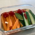hama♪♪♪'s cooksnap of when they made カリフラワーときゅうりと人参のピクルス.