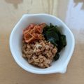 ラリー＆サラ's cooksnap of when they made ネバネバ～キムチ納豆にワカメ♫.