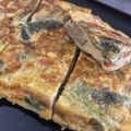 まめにゃぁ's cooksnap of when they made お弁当に☆切る☆小松菜の重ね煮入り卵焼き.