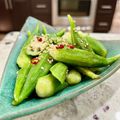 Superlittleboo's cooksnap of when they made ポリポリいく！オクラのまろやか白だし漬け.