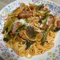 うぱるぱここあ's cooksnap of when they made ウインナーのトマトソースパスタ.