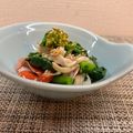 horseland's cooksnap of when they made 菜の花とカニカマの中華風和え物.