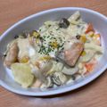 lala5's cooksnap of when they made ✿鮭と野菜のチーズクリーム煮✿.