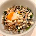 悠LOVE航's cooksnap of when they made 具がたっぷり！たべたくなるなる納豆蕎麦♡.