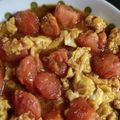 きょん's cooksnap of when they made トマトと卵の中華炒め.