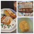 ほか弁ママ's cooksnap of when they made 卵とトマトとチーズのホットサンド.