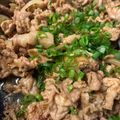 ななみん ママ★★'s cooksnap of when they made 安～いお肉で♡北海道の豚丼　(^..^).