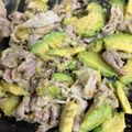 コケ子's cooksnap of when they made アボカドとえびと豚肉のレモンバター炒め.