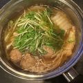 ٩(^‿^)۶'s cooksnap of when they made 創味シャンタンで作る・絶品塩ちゃんこ鍋.