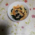くネコまろす's cooksnap of when they made わかめとキムチの海苔ナムル.