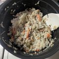 らきはぴ's cooksnap of when they made 【鮭✖️えのき✖️雑穀】炊き込みご飯.