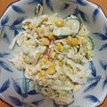 azurila's cooksnap of when they made 千切りキャベツ大量消費コールスローサラダ.