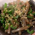 まいすけなり。's cooksnap of when they made 簡単♡ピーマンと蒟蒻のおかかきんぴら.