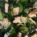 吉井さん☆'s cooksnap of when they made ✿鶏ささみとワカメきゅうりのゴマ酢和え✿.