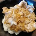 がんばらないななこ's cooksnap of when they made おろし豚丼.