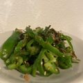 アサギ's cooksnap of when they made わが家の無限ピーマン.