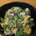 ｅｋ４'s cooksnap of when they made アンチョビのゴーヤチャンプルー丼.