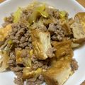 Mama’s kitchen's cooksnap of when they made 簡単♪厚揚げと豚肉の煮物.