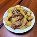 J_son's cooksnap of when they made じゃがいもと豚肉の味噌炒め.