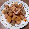 ラフロイグ31年's cooksnap of when they made 電気圧力鍋で、豚肉と大根の煮物.