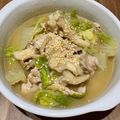 タチブルー's cooksnap of when they made 簡単！美味♪豚バラ白菜ごま味噌にんにく鍋.