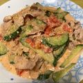 ☆1026りぃ☆'s cooksnap of when they made さっぱり☆豚肉トマト胡瓜のオイマヨ炒め★.