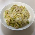 はるはなひな's cooksnap of when they made レンジで時短☆白菜とツナのごまマヨサラダ.