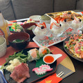 yumienne's cooksnap of when they made かまぼこの飾り切り（松）.