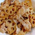 サンフラワー30's cooksnap of when they made ご飯が進む進む↑甘辛豚レンコン☆.
