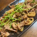 バウチャン's cooksnap of when they made ☆シャキシャキ蓮根と豚肉の簡単甘辛炒め☆.