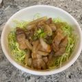 てこにゃん's cooksnap of when they made 簡単ランチ！豚バラスライスで豚角煮丼！.