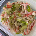 ★ちぃ★'s cooksnap of when they made サッと簡単【ネギとカニカマのごま油和え】.
