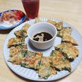 まる゜'s cooksnap of when they made 春菊のチヂミ.